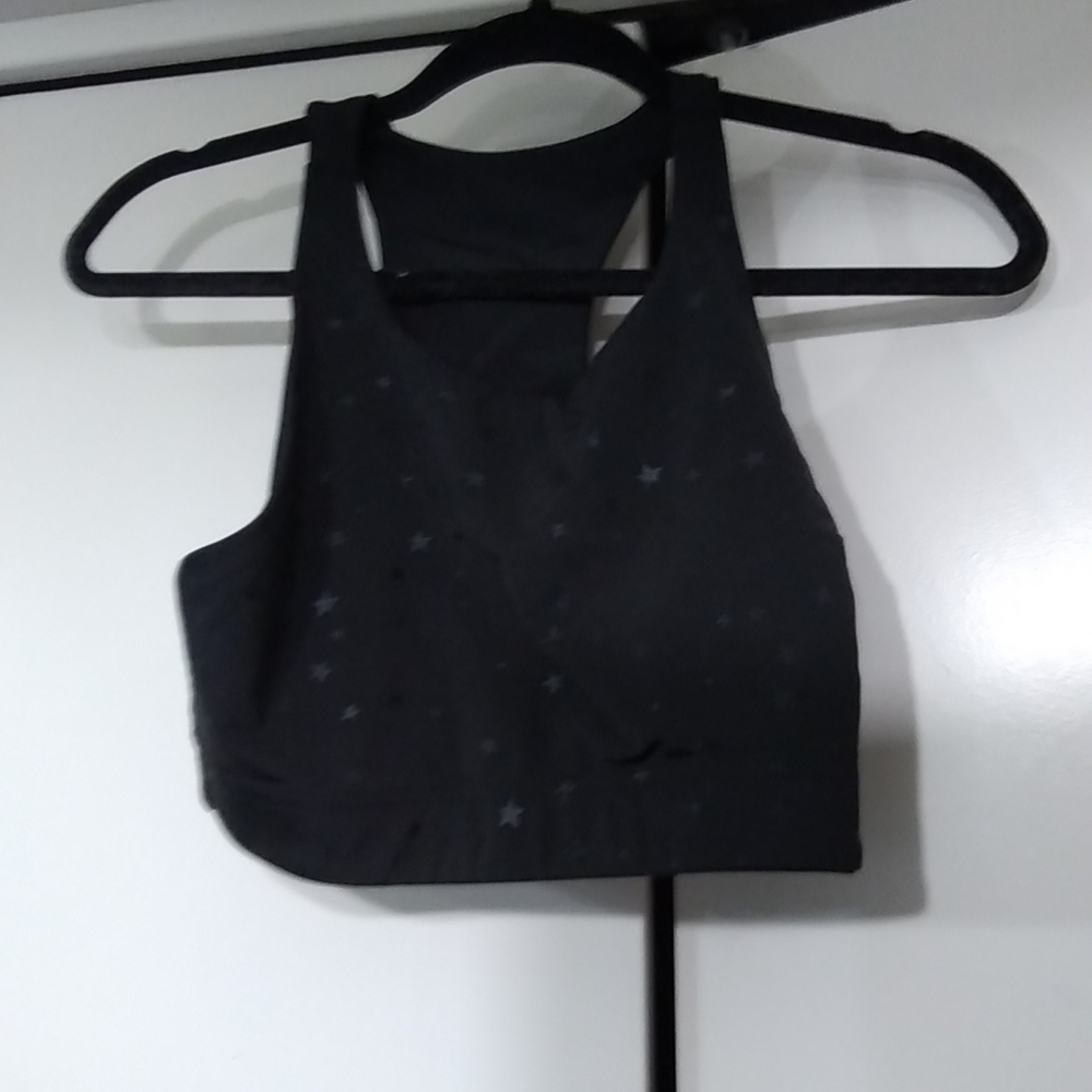 Terez NY black w\stars sports bra M